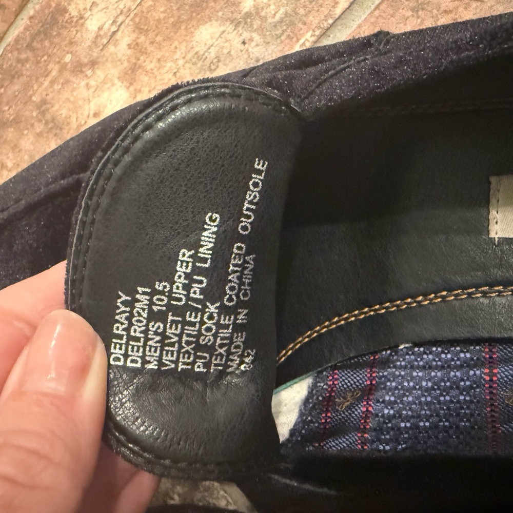 Steve Madden Black Velvet Loafers Delray - Picture 6 of 7